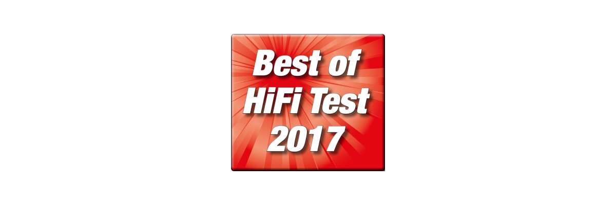 Best of HiFi 2017 - 100 Produkte, aber nur 1 Möbel - HiFi Rack Scaena 14 erhielt die Auszeichnung: BEST of HiFi 2017