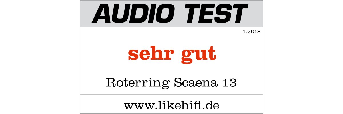 Klarer Kauftipp der Audio-Test Redaktion - Hi Fi Rack Scaena 13 - Kauftipp Audio-Test